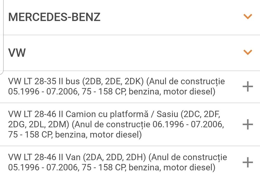 Bloc lumini Sprinter 1996 - 2006. Comutator coloana directie  Sprinter