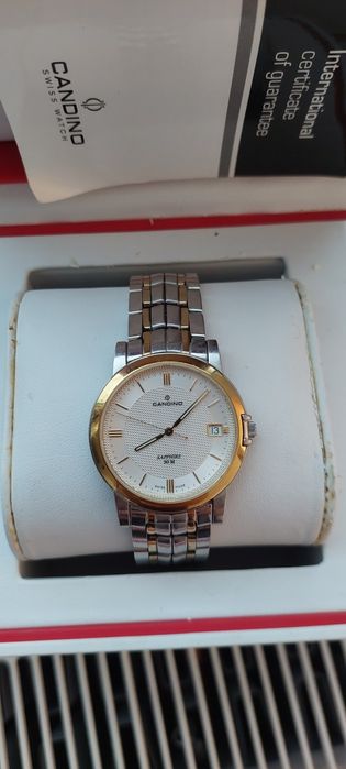 Ceas elvetian Candino, geam Safir