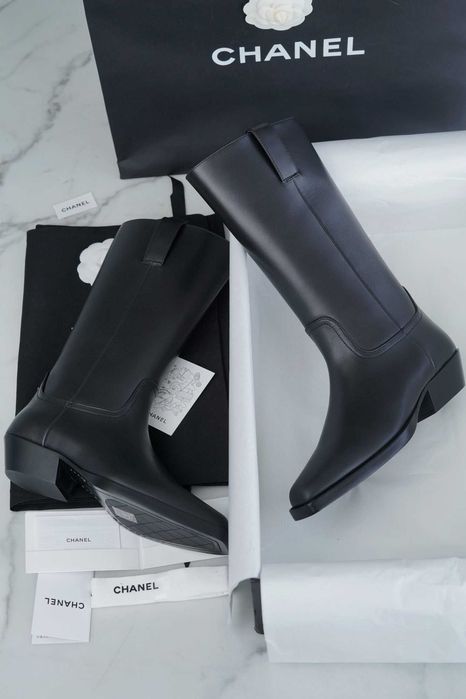 Cizme Chanel 100% piele naturala premium prezentare completa