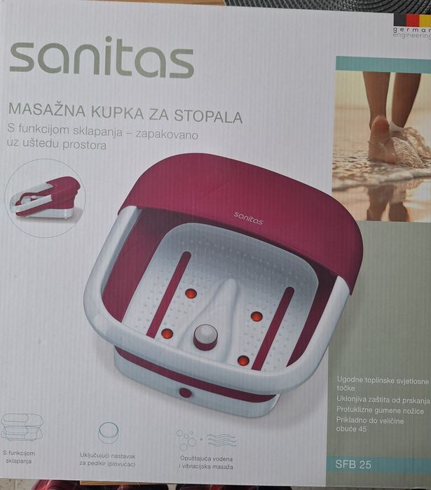 Масажна вана за крака на Sanitas