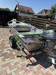 Vand barca aluminiu Kormoran k400 ca si noua cu multiple modificari