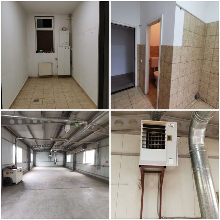 Hală spatiu comercial de 275mp+birou+doua vestiare 2x grupuri sanitare
