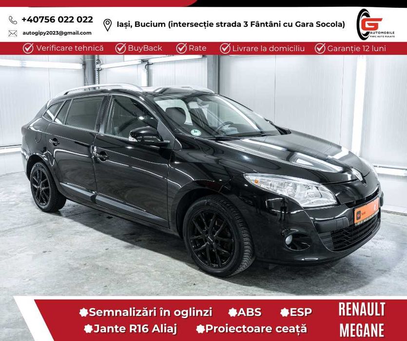RENAULT MEGANE3 Diesel 15 Navi CP110 AC Jante Senzori Garanție Livrare