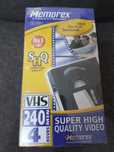 Casete video Memorex 240min.