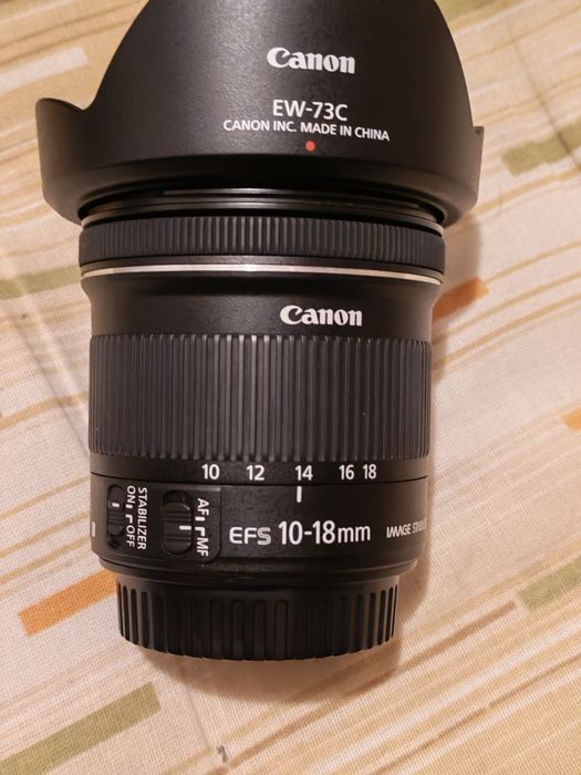 Pret la pachet - Doua obiective Canon 10-18 mm si 18-55 mm