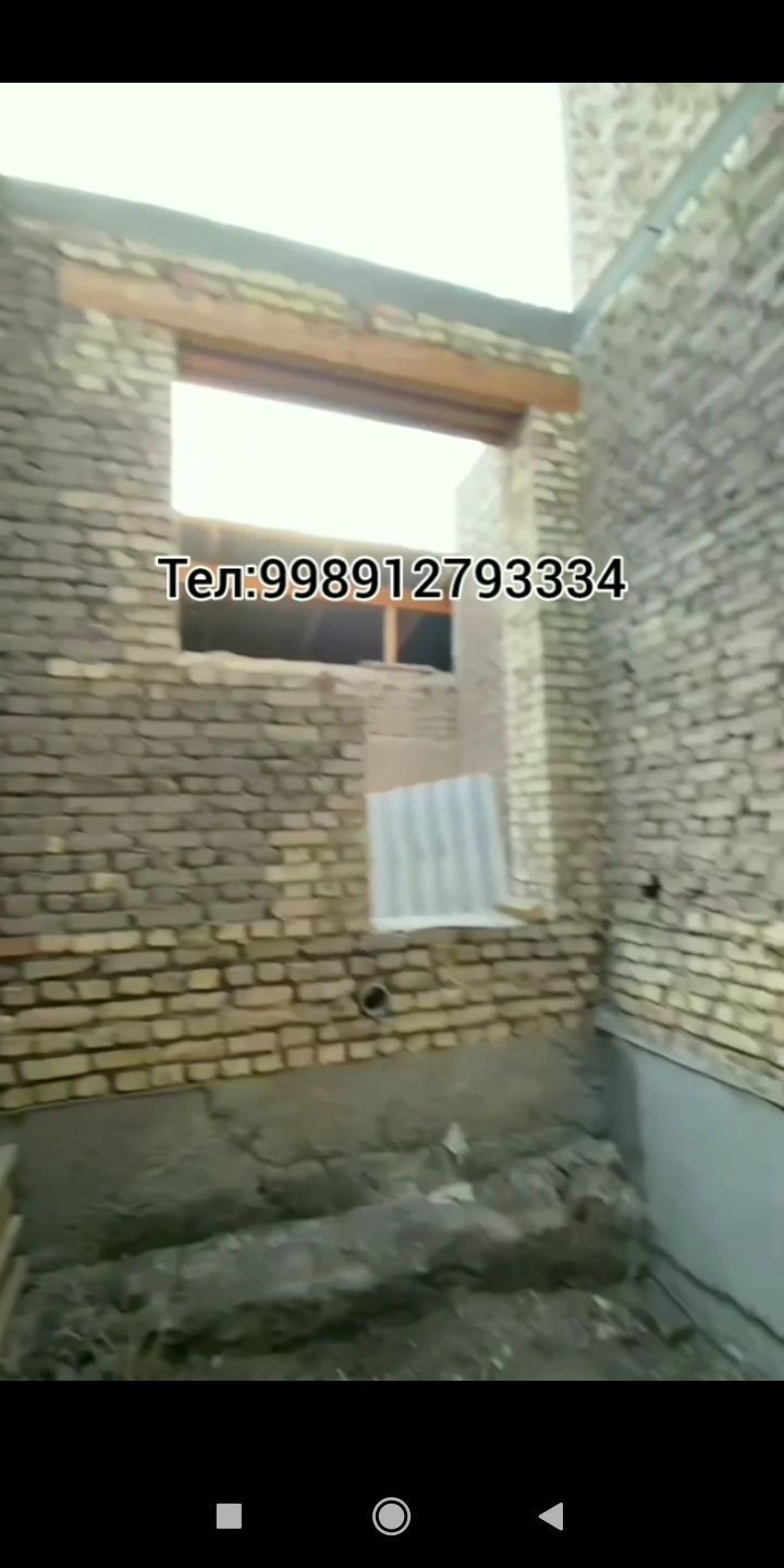 Курилиши тугалланмаган 2 этажга мулжалланган 280 кв ховли жой.