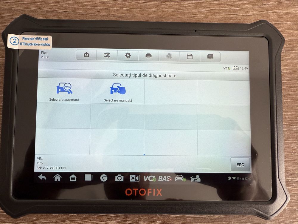 Diagnoza/Tester auto Original Autel-Otofix-D1-Lite Romana update 2 ani