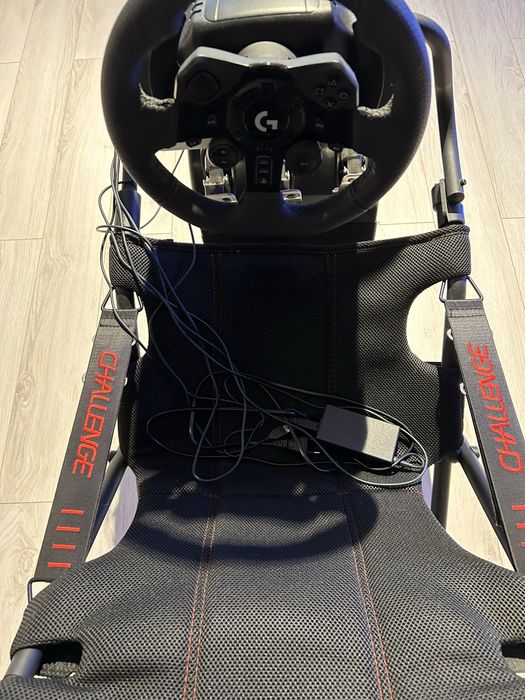 Scaun gaming Cockpit Challenge Actifit+Volan Logitech923 Trueforce PS5