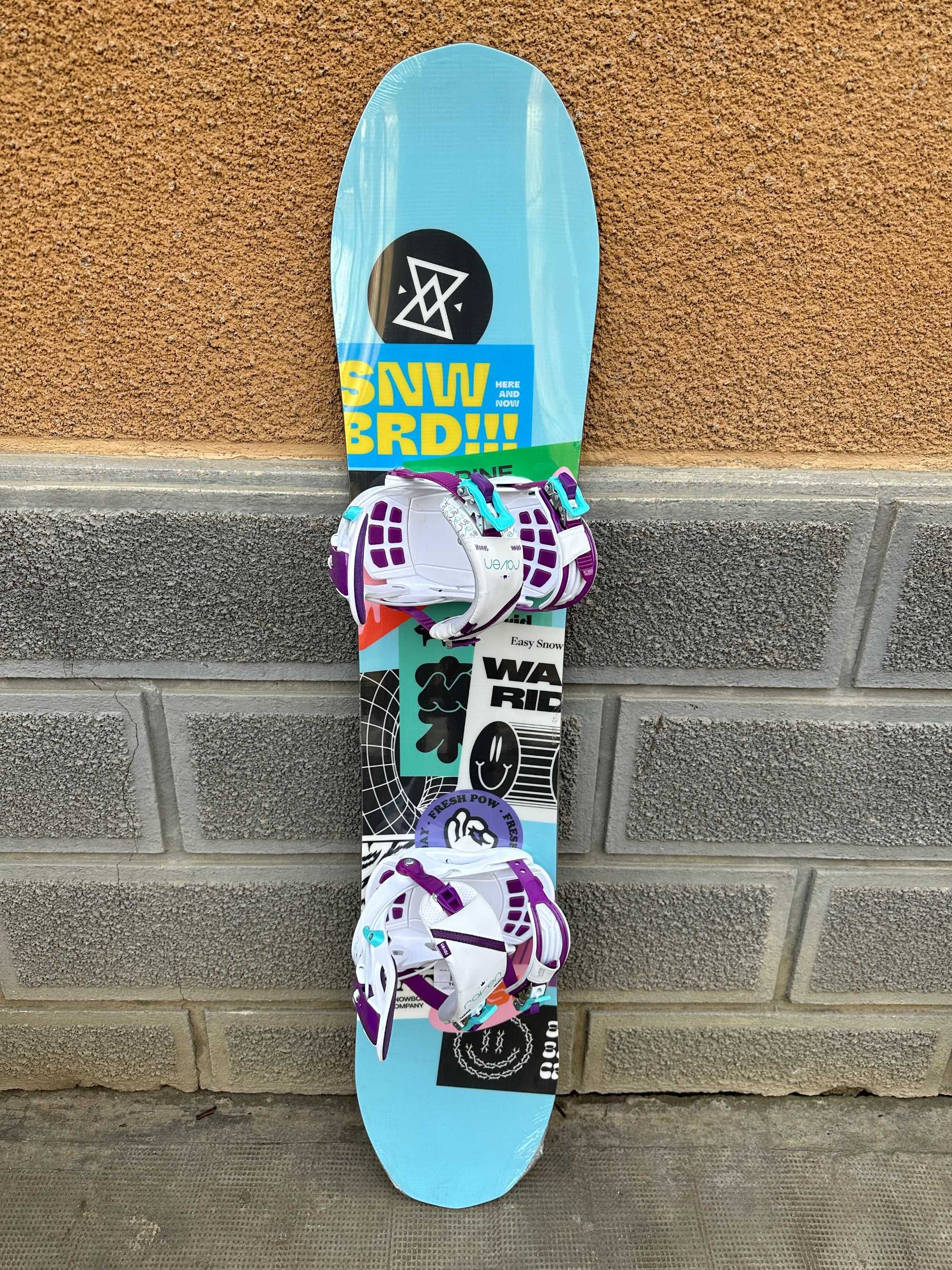placa noua snowboard easy wallride mini L140cm
