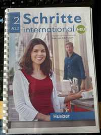 Книга по немецкому языкуSchritte International A1.2 новая