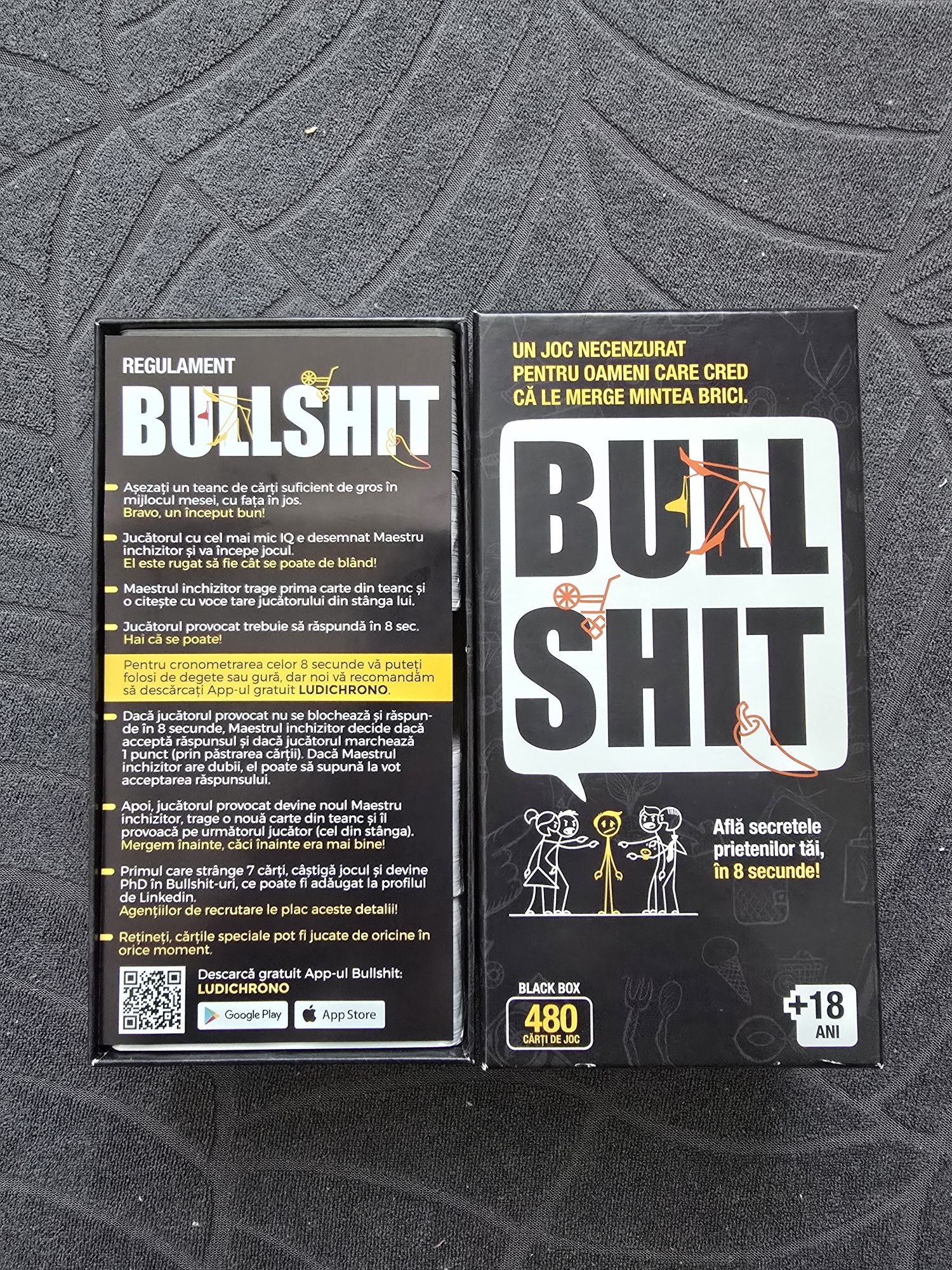 Vând joc de cărți Bullshit (RO)