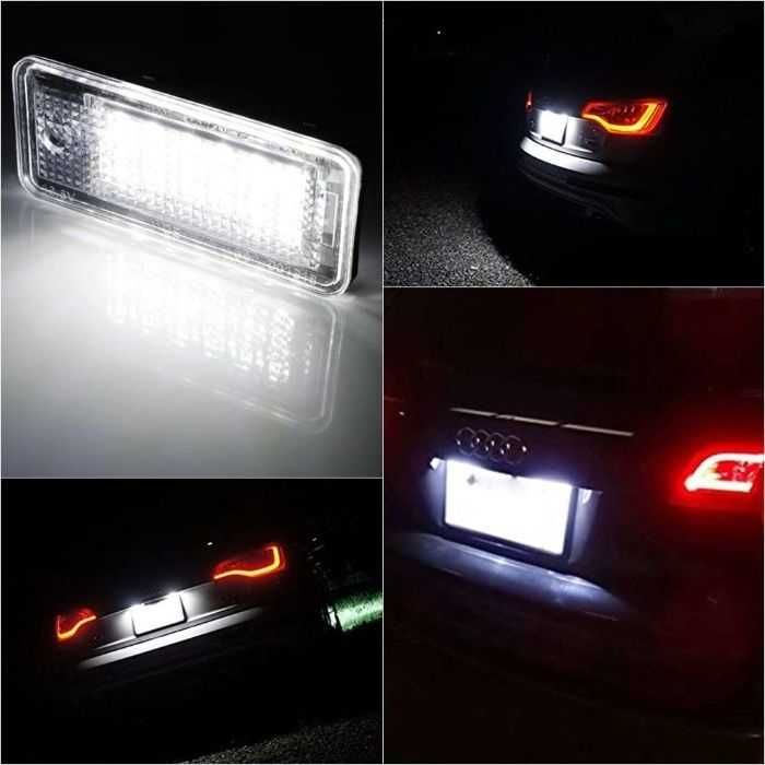 LED Диодни Плафон Audi Q7 A3 8P A4 B6 Tdi за Заден Номер Светлини