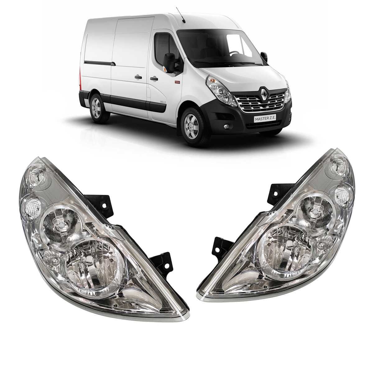 Фар Renault Master Рено Мастър 2010+