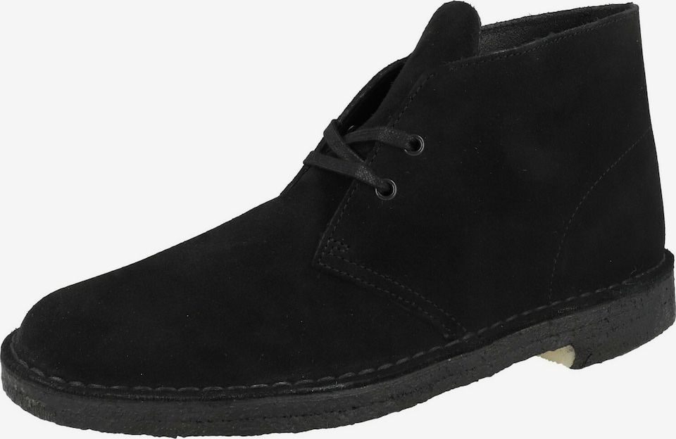Botine Clarks  Originals pe Negru