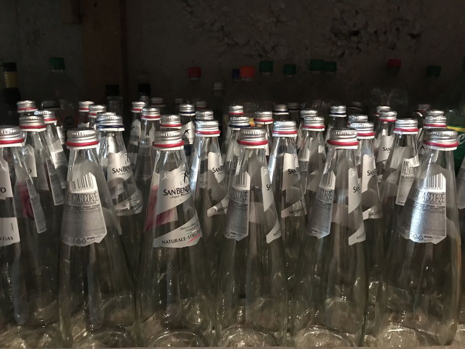 Стъклени бутилки с винт 0,750 мл