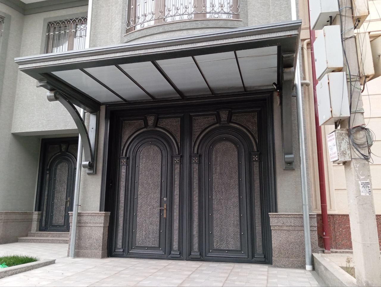 Навесы ворота калитки ришотки навесы Darvoza perilla Nave's
