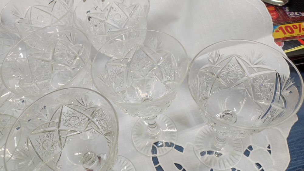 Кристални чаши нови