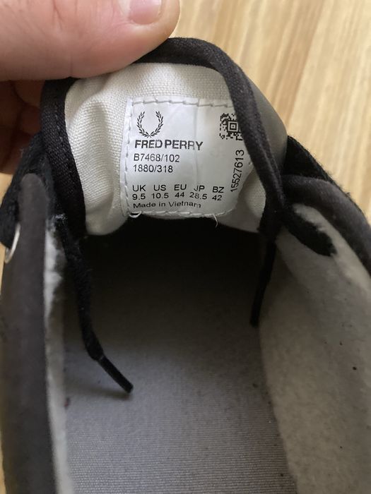 Кожени обувки Fred Perry