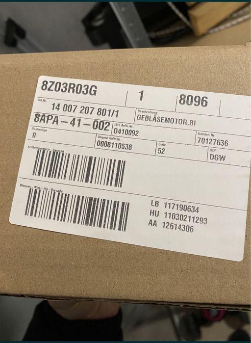 Motor ventilator uscator de rufe Electrolux
