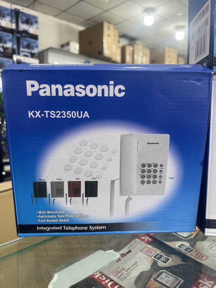 Проводной телефон Panasonic KX-TS2350RU оригинальный стационарный дома