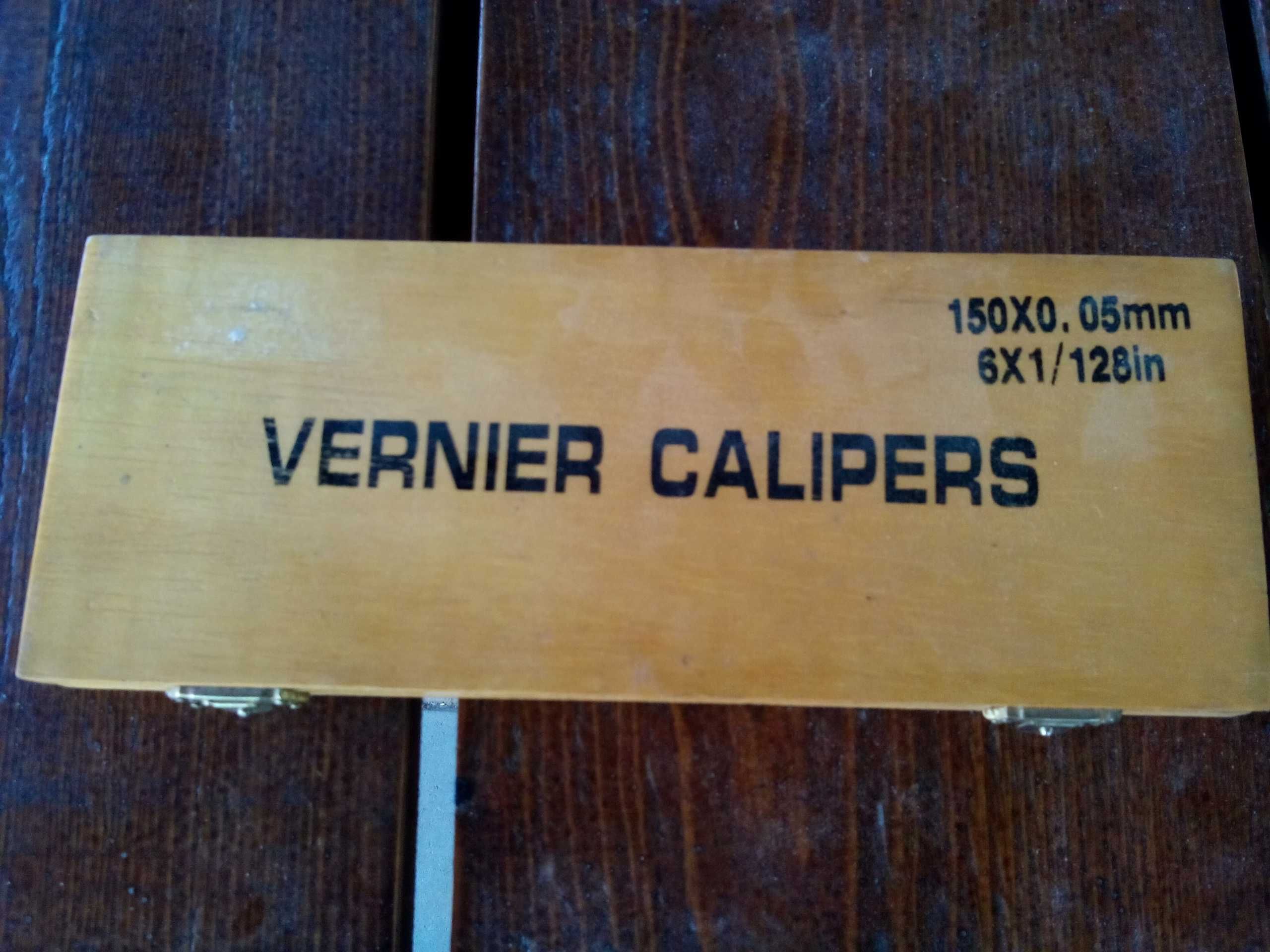 SUBLER Mecanic VERNIER CALIPERS - 150x0.05mm; 6x1/128 in; caseta