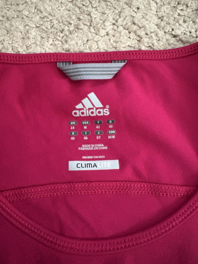 Set sport dama Adidas, roz si negru, M-L