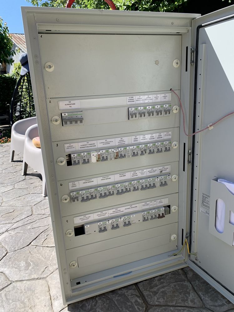 Tablou electric cutie metalica EATON 1060x600 complet