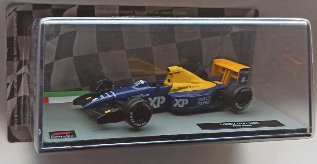 Macheta Tyrrell 018 Jean Alesi Formula 1 1989 - IXO/Altaya 1/43 F1