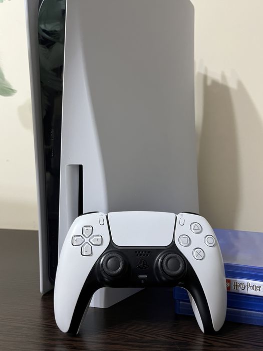 Ps5 с дисководом и геймпадом