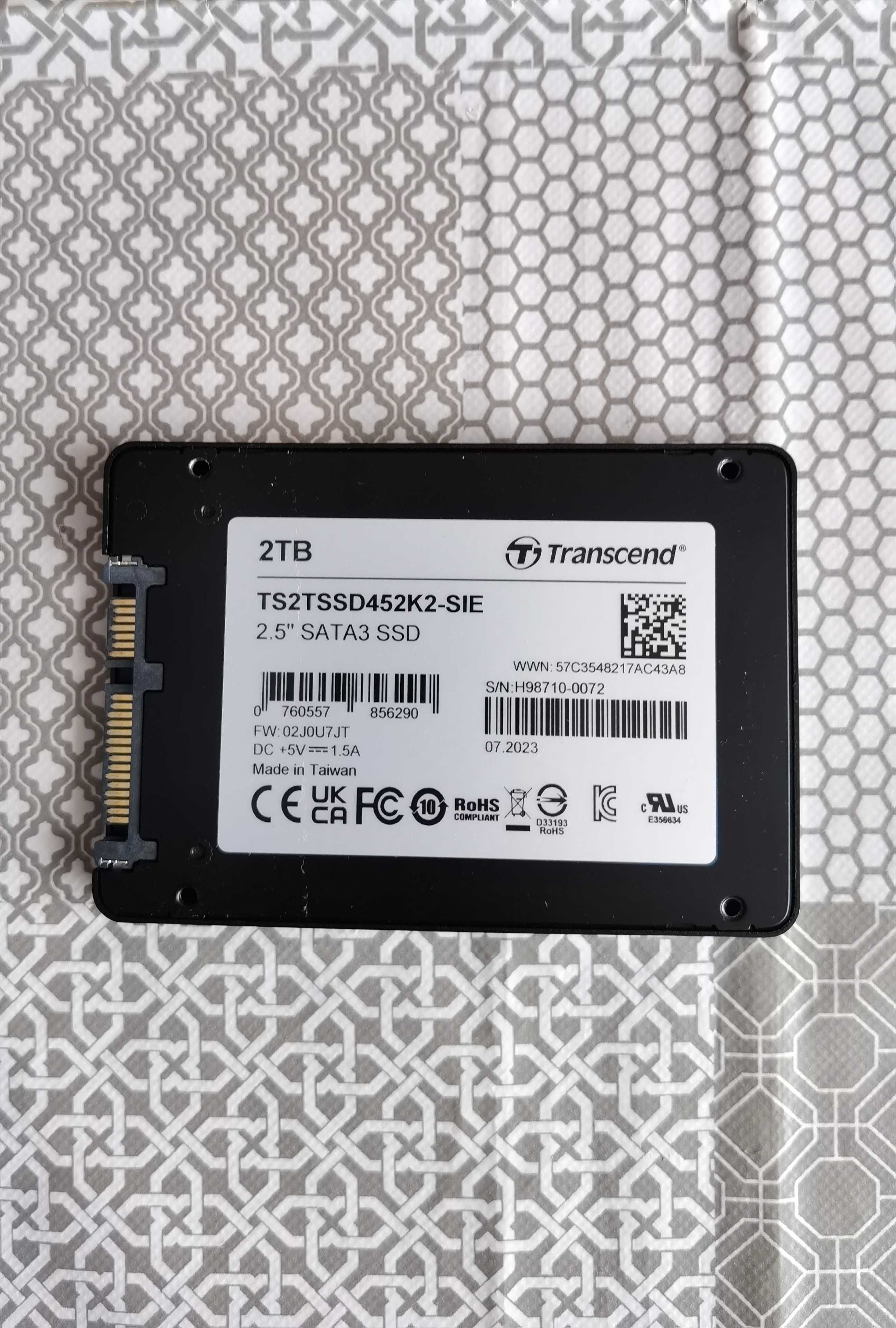 SSD Profesional/Industrial Transcend TS2TSSD452K 2TB (2000GB)