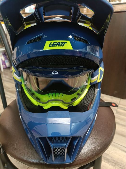 Set Casca cross-enduro LEATT MOTO 3.5 V24 + Ochelari protectie