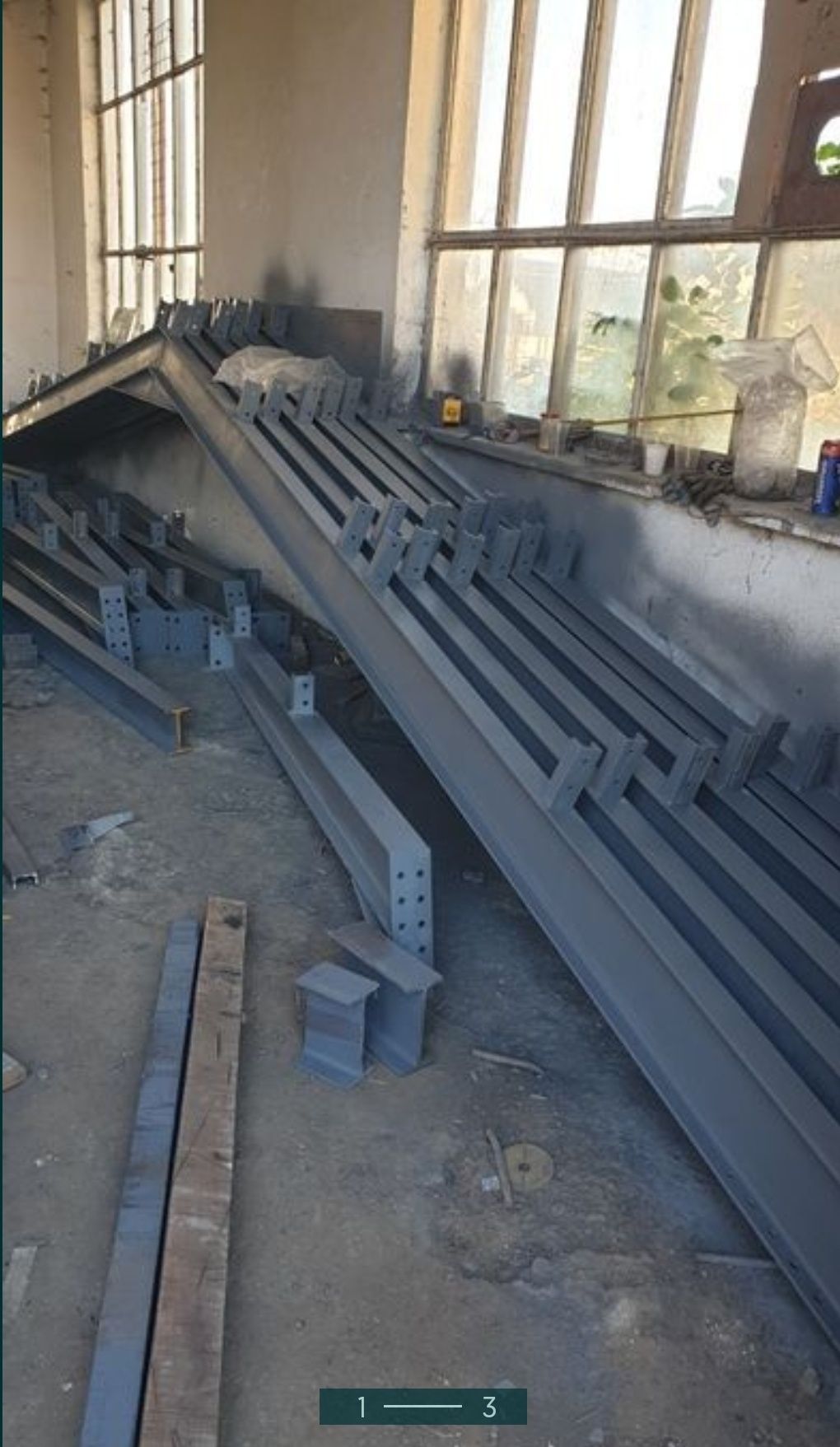 Vând Hale structuri metalice sunt confecționate din profile ipe