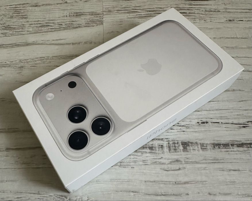 НОВ iphone 17 pro max 512GB Silver Orange ГАРАНЦИЯ