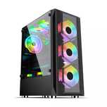 6.Unitate Pc Gaming I7 6700, GTAV 5,Fortnite,CSGO, PUBG, FIFA, RX 5700