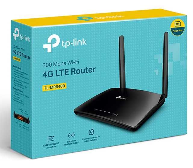 Роутер TP Link TL-MR6400 4G LTE Wi-Fi router SIM karta сим картой