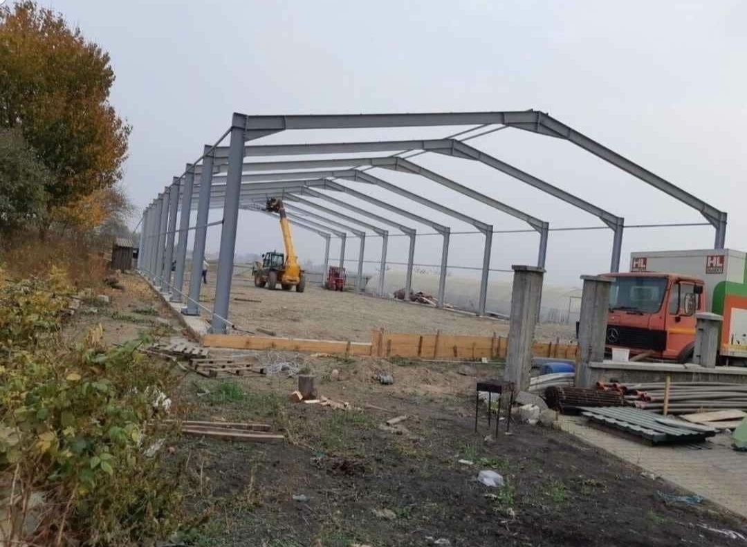 Vand structura hale metalică 12x30x4x4,5x5 m 7600e