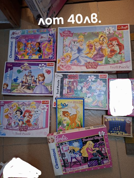 Детски играчки и игри, плюшени играчки, пъзели