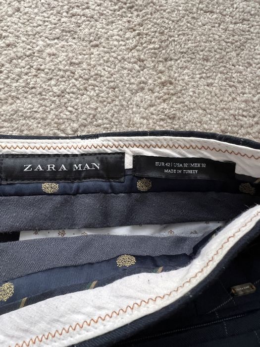 Pantaloni in carouri Zara Man