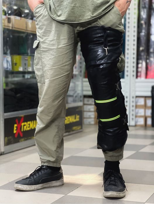 Наколеники / курьер / леопард / утепление ног