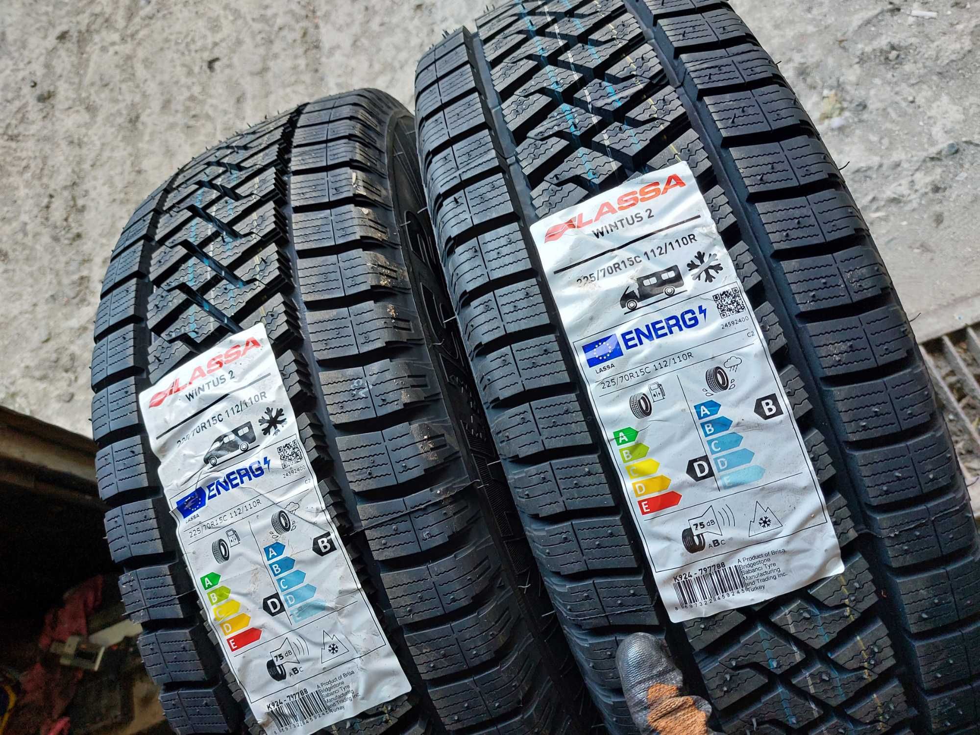 2БР. нови ЗИМНИ Lassa 225 70 15 DOT