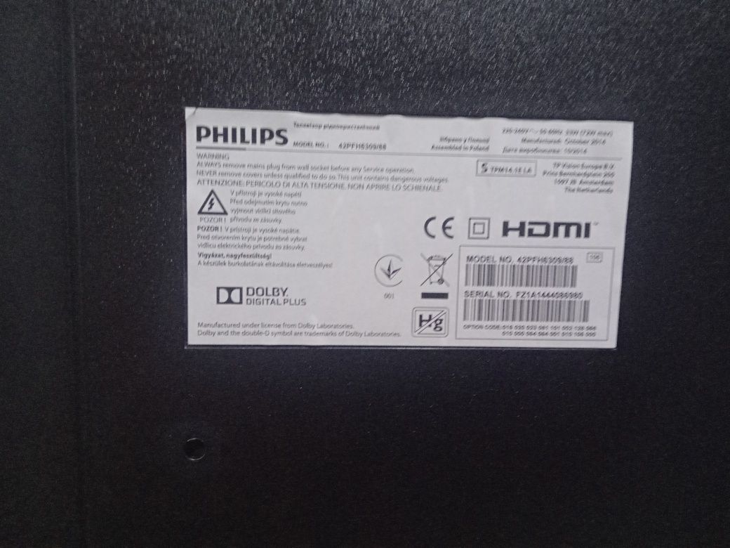 Philips smart 42"телевизор