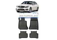 Гумени стелки зa Mercedes C class W204, 2007-2014 г., ProLine 3D