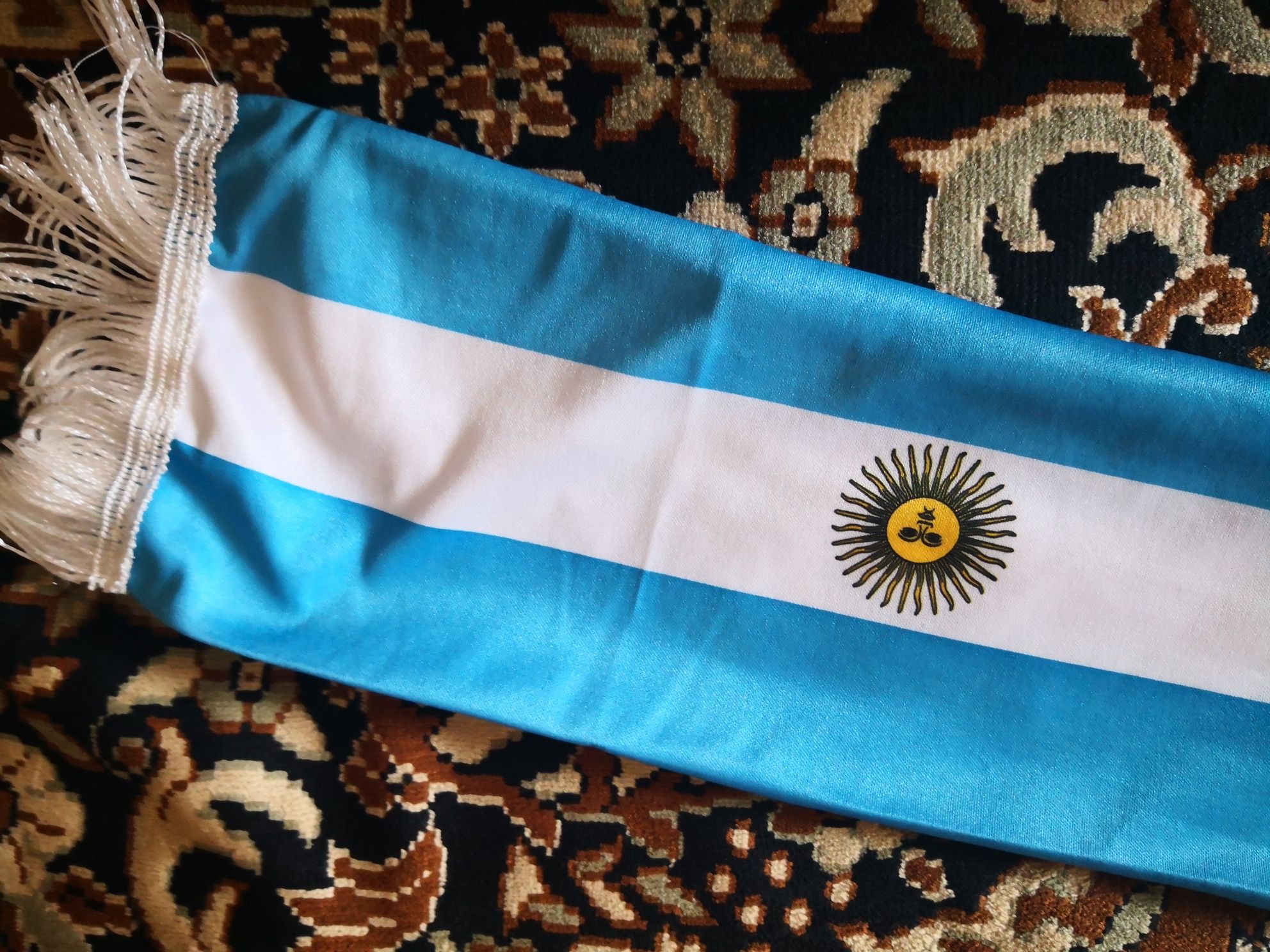 Vând steag - fular Argentina
