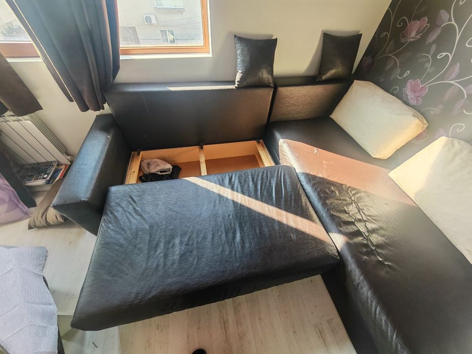 Холов ъглов диван