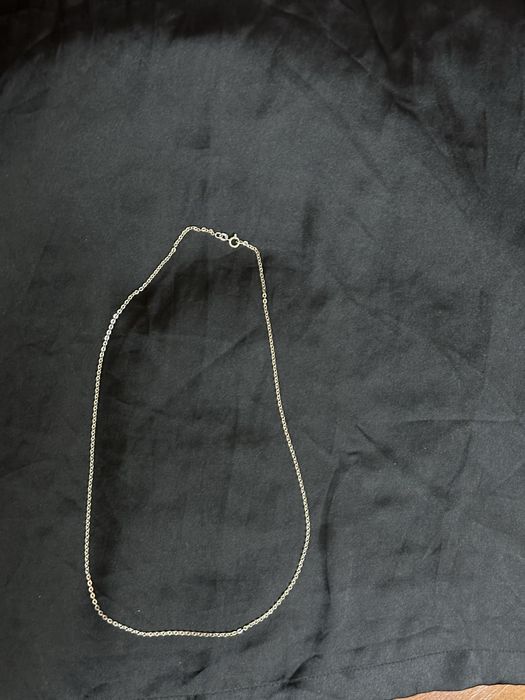 Lant din aur alb de 18k 750