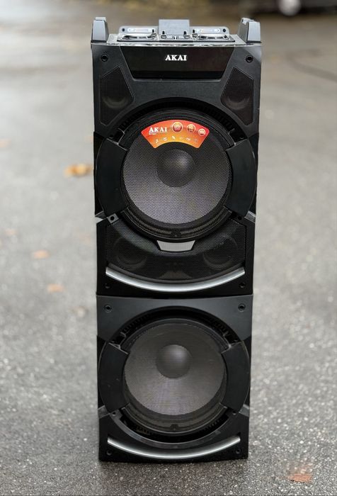 Преносима тонколона AKAI DJ-S5H, двойно USB, SD карта, Bluetooth