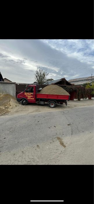 Nisip, pietris, amestec penteu beton, pamant, miniexcavator !