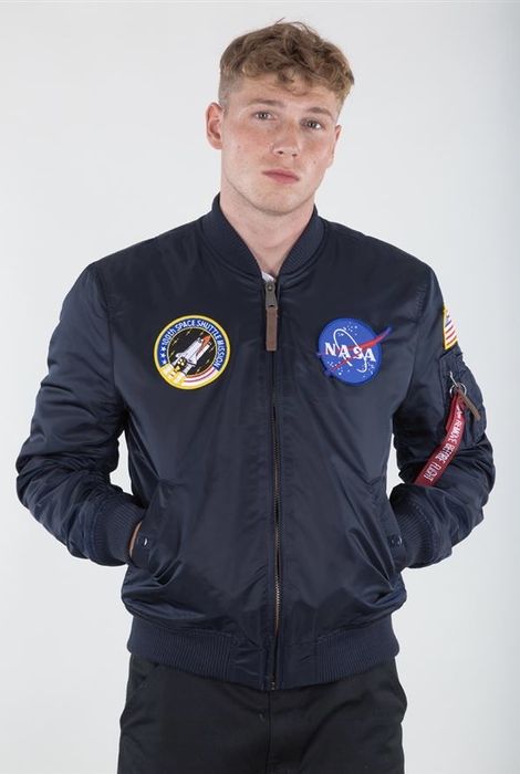 Alpha Industries MA-1 VF NASA Bomber ОРИГИНАЛ мъжко бомбър яке М и L