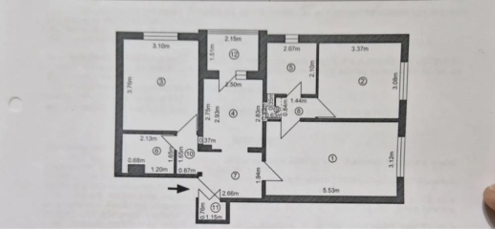 Vand apartament cu 3 camere Gara Obor