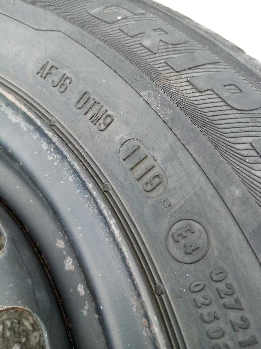 123 - 2+2 бр. Стоманени джанти 14" 4x100 с гуми 185/70/14 Opel Combo